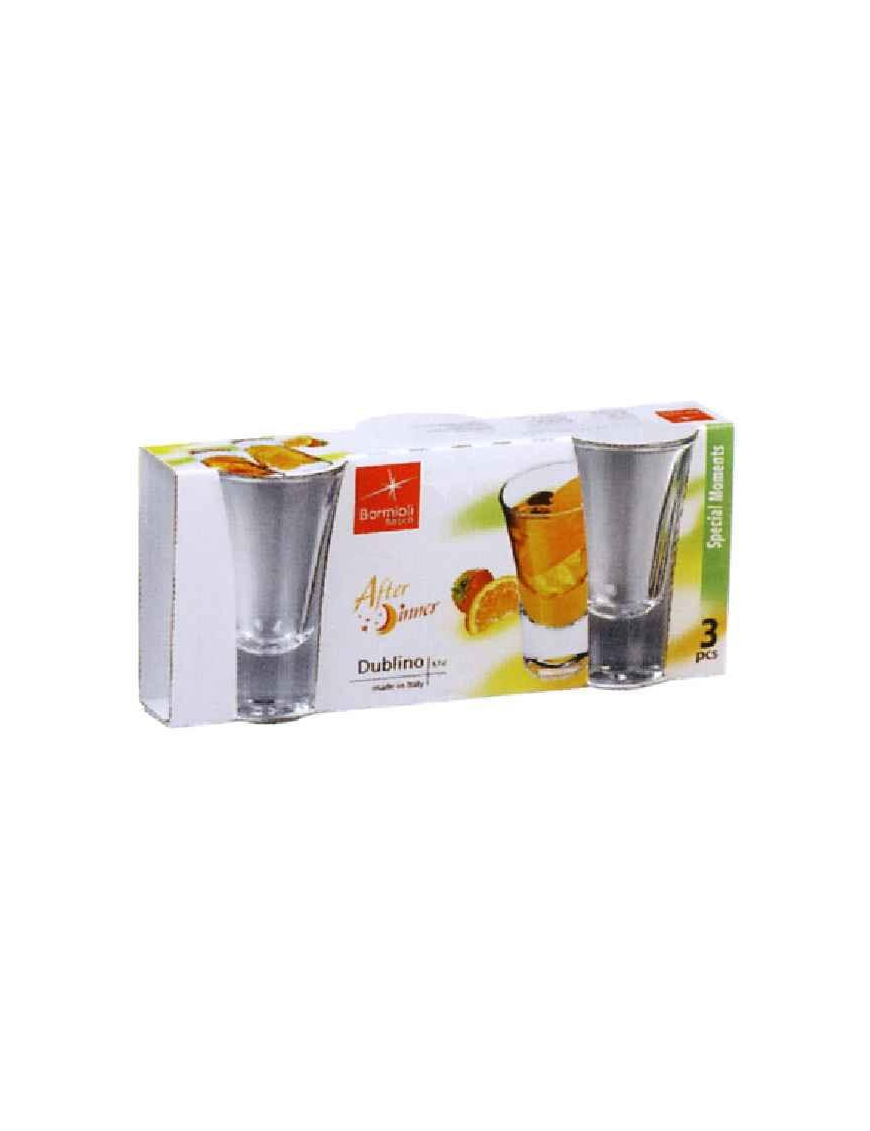 DUBLINO BICCHIERE 5,7cl 3 PEZZI