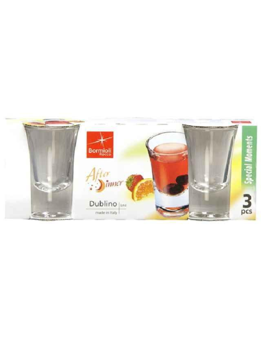 DUBLIN 3cl GLASS 3 PIECES