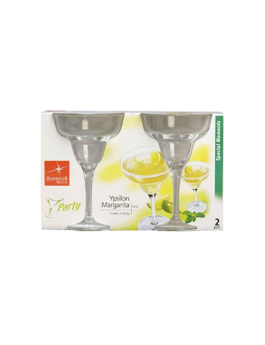 YPSILON MARGARITA GLASSES 2 PIECES