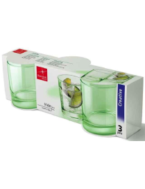 IRIDE ACQUA BICCHIERE VERDE 25cl 3 PEZZI