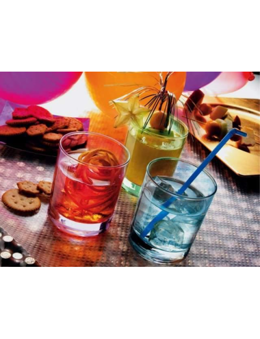 IRIDE WATER BLUE GLASS 25cl 3 PIECES