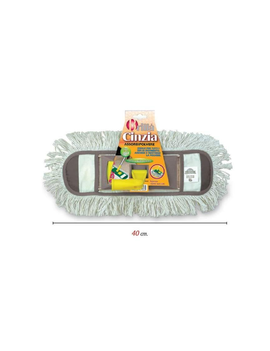 SCOPA COTONE A1 40cm CINZIA