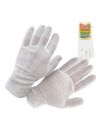 SOFT COTTON GLOVES FOR MEN WITH HANGER