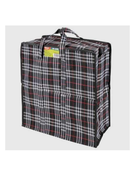 DE LUXE SHOPPING BAG WITH ZIP