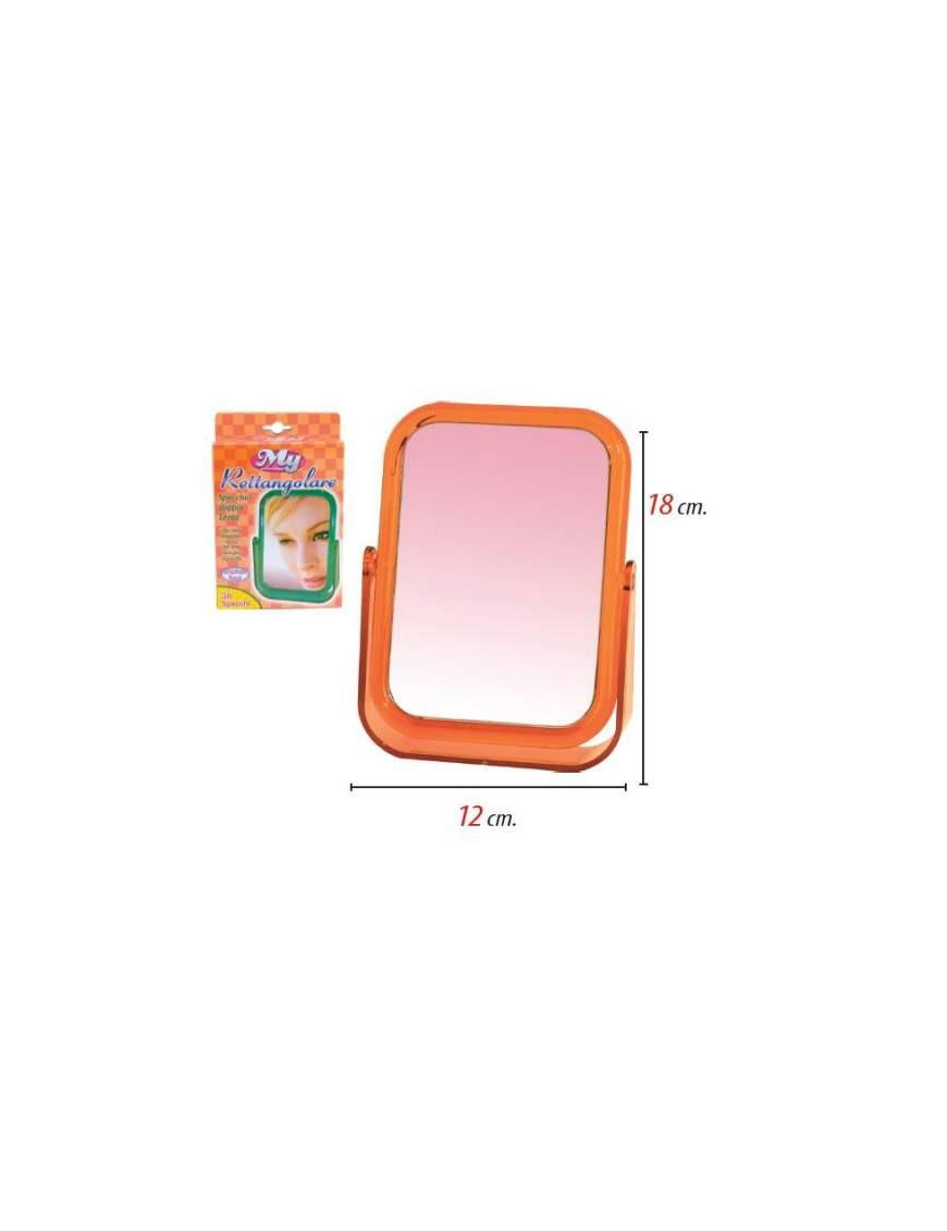 DOUBLE LENS RECTANGULAR MIRROR