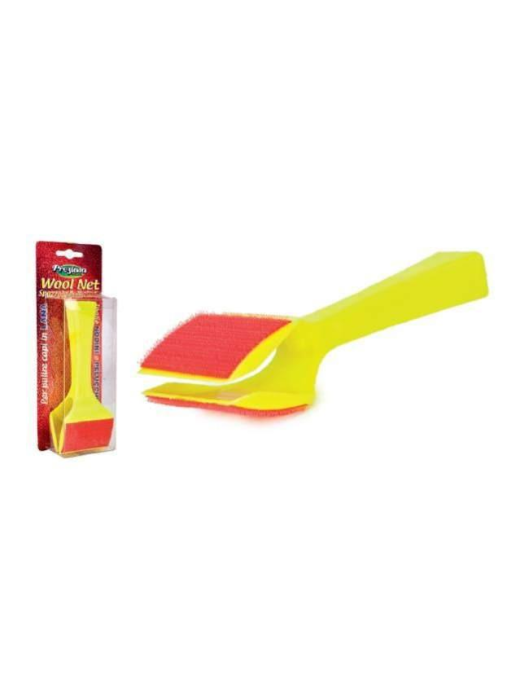 WOOL NET CLOTHES BRUSH