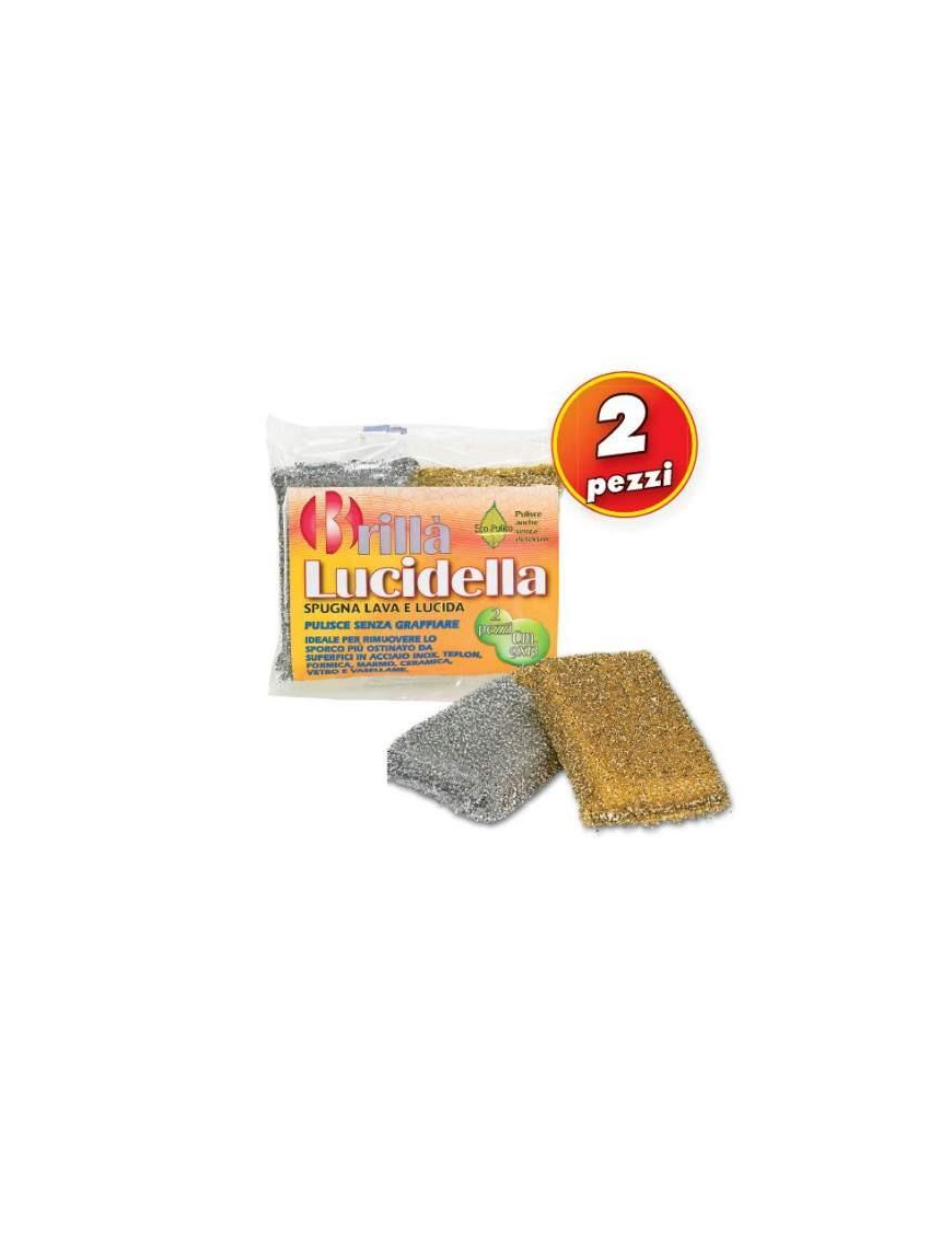 SPUGNA LUCIDELLA SET 2 pezzi