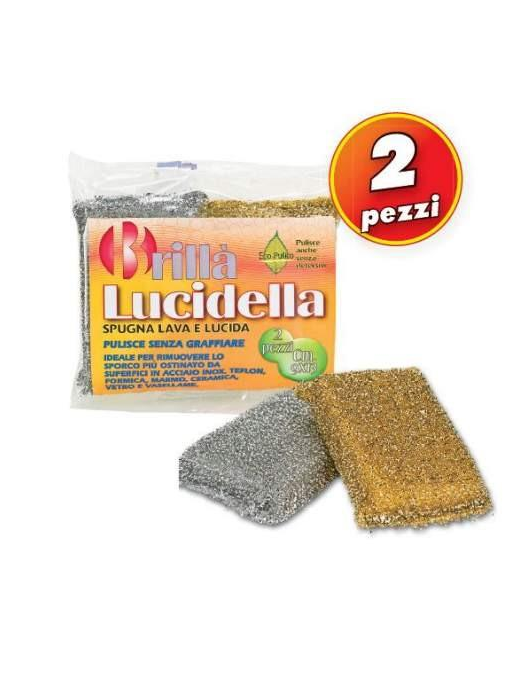 SPUGNA LUCIDELLA SET 2 pezzi