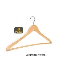 WOOD FAMILY CLOTH HANGER 8 pieces