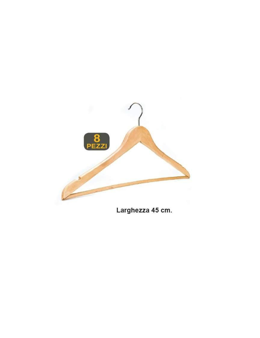 WOOD FAMILY CLOTH HANGER 8 pieces