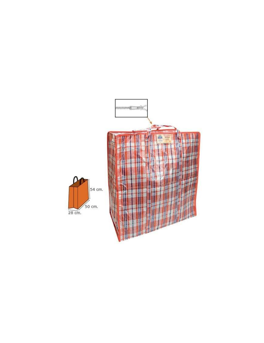 GIANT ZIP SHOPPING BAG