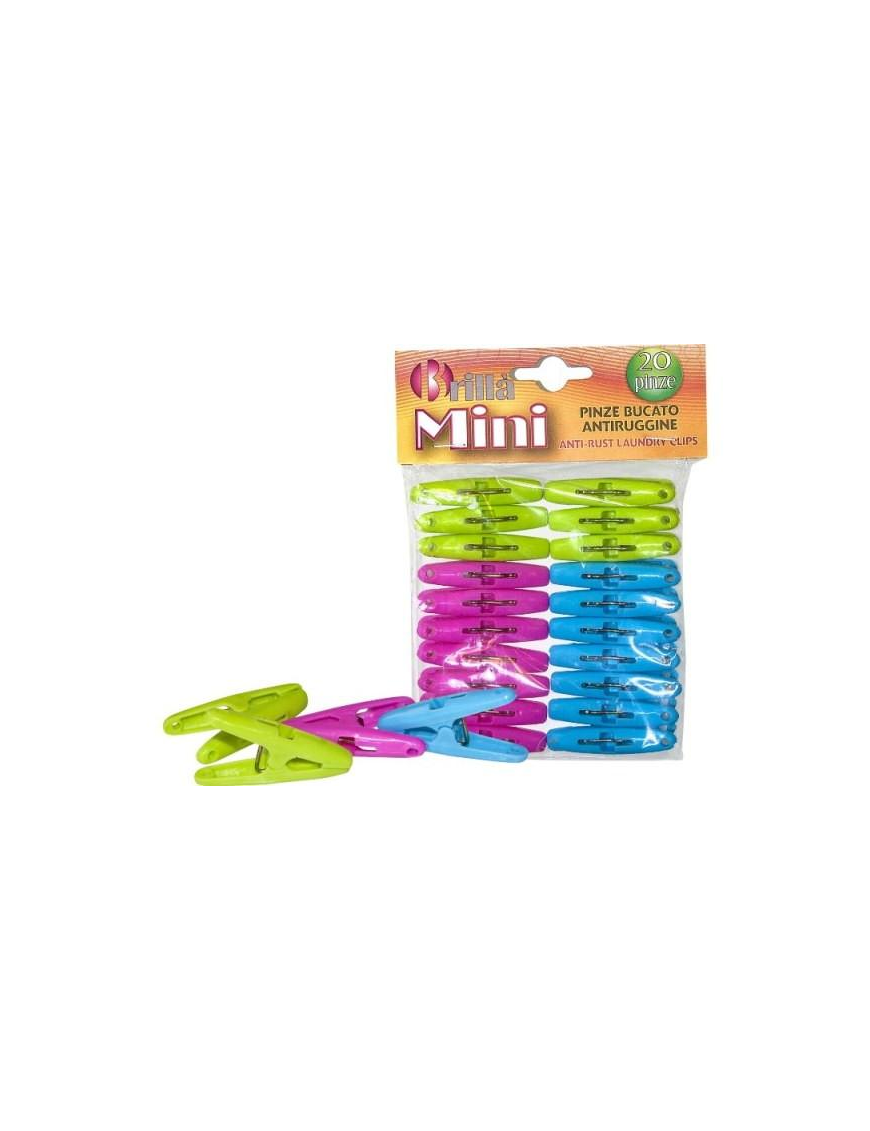 MOLLETTE 20 pezzi MINI PLASTICA