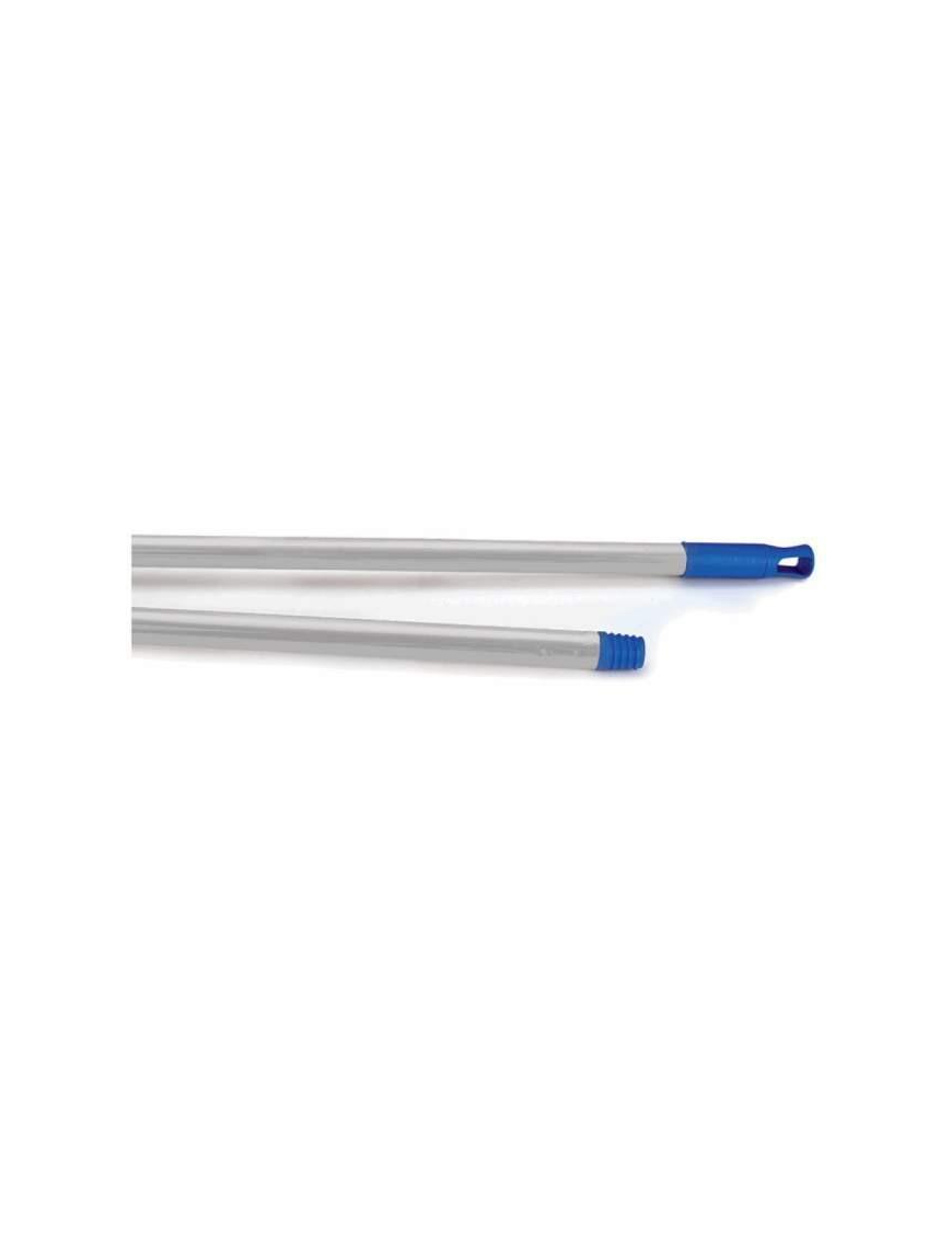 CHROME PLASTIC-COATED METAL HANDLE 1.5m