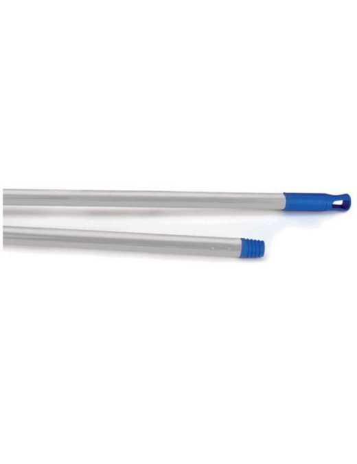 MANICO IN METALLO PLASTIFICATO CROMATO 1,5mt