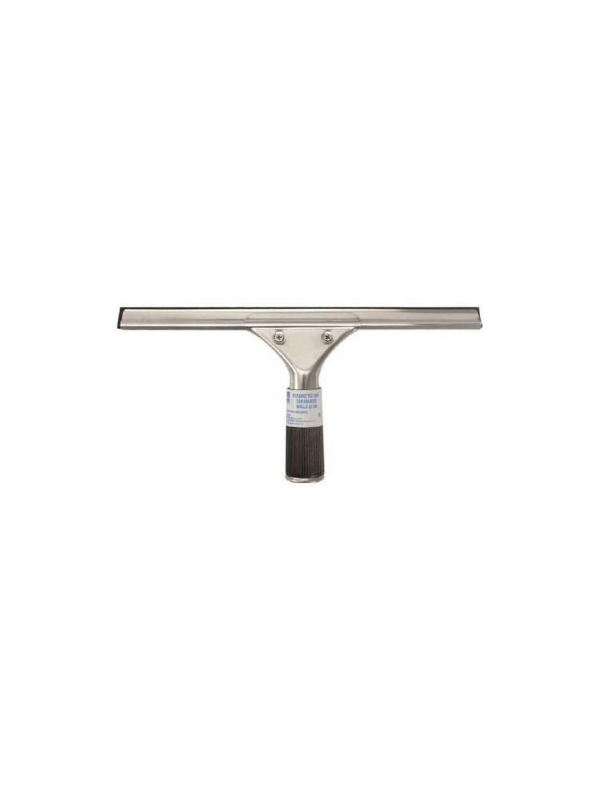 STAINLESS STEEL SQUEEGEE - 35 CM WITH SPRING HANDLE