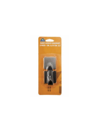 LINEA BRICO  GANCI ADESIVI 2 pezzi 3,5x3,5cm