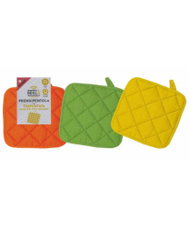 QUILTED SQUARE HOLDER 17x17cm