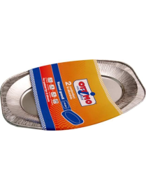 OTTIMO VASSOI ALLUMINIO GRANDI 2 PEZZI