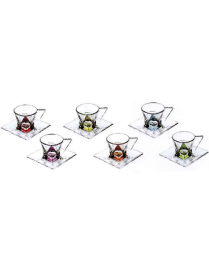 FUSION COLOUR TAZZINE+PIATTINO 6 PEZZI