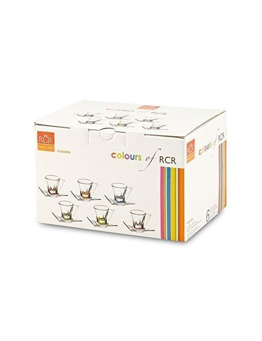 FUSION COLOUR TAZZINE+PIATTINO 6 PEZZI