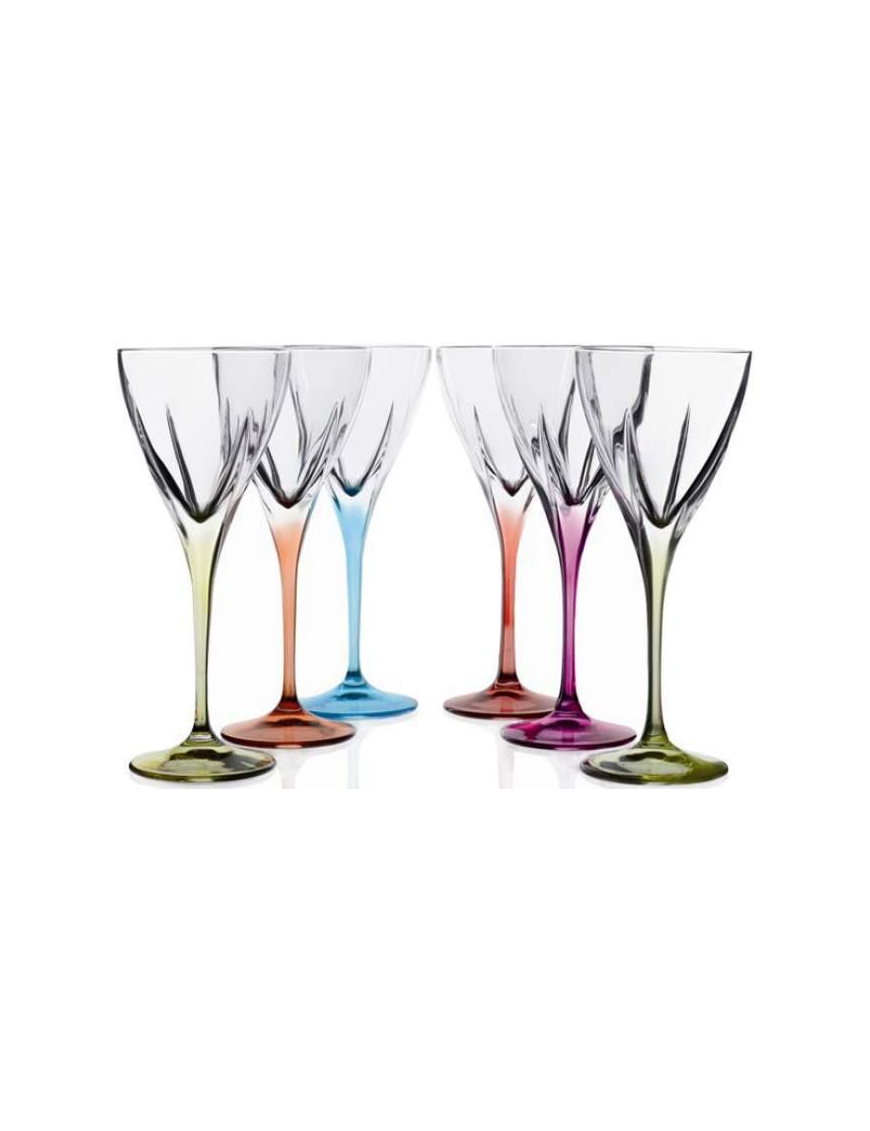 FUSION COLOUR CALICI ACQUA 6 PEZZI