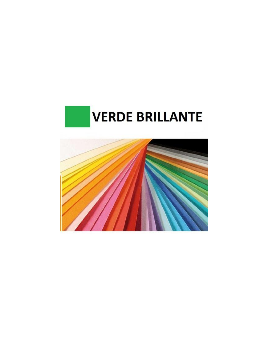 COLORLINE FOGLIO 70x100 VERDE BRILLANTE
