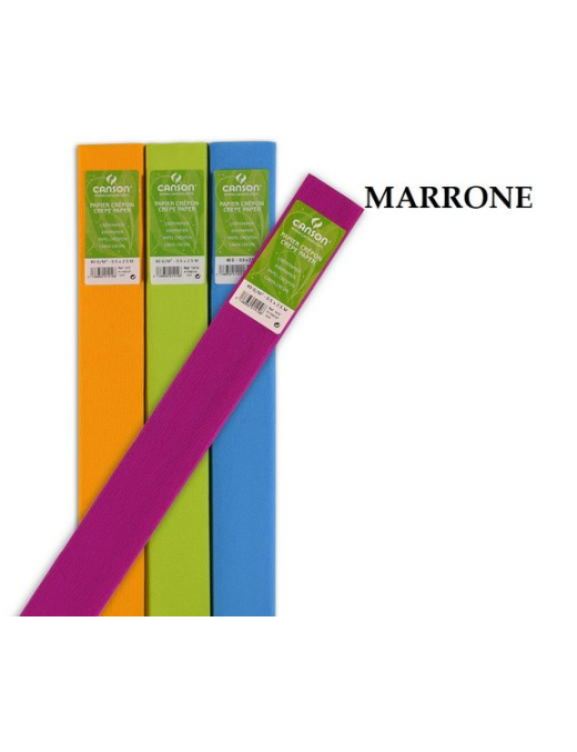 CARTA CRESPA 50x250cm MARRONE