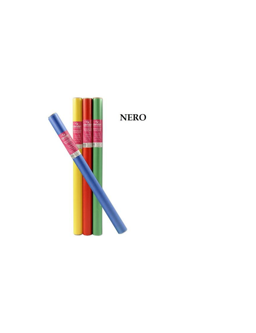 CARTA VELINA 50x500cm NERO