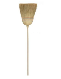 SCOPA SAGGINA CON MANICO LEGNO