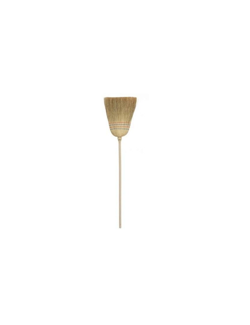 SCOPA SAGGINA CON MANICO LEGNO