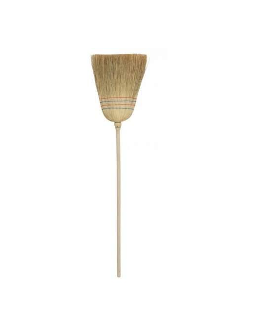 SCOPA SAGGINA CON MANICO LEGNO