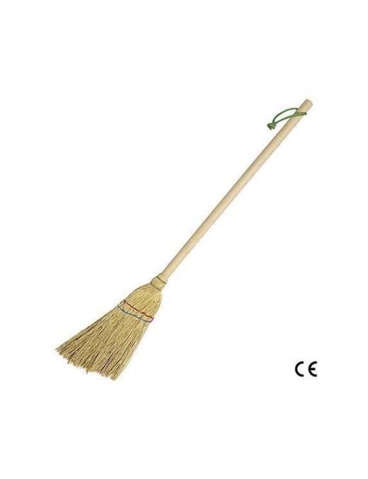 SCOPA SAGGINA CON MANICO LEGNO