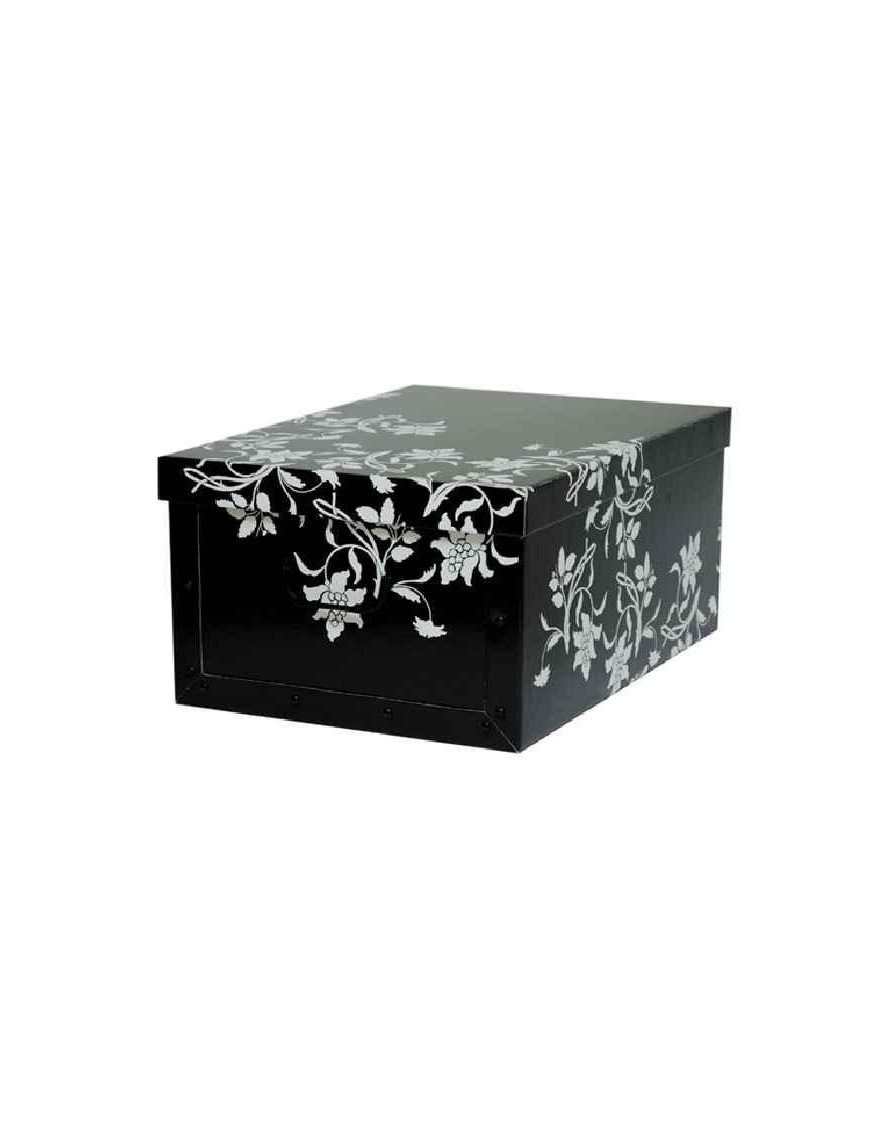 BLACK BAROQUE CASE 52x40x25 CENTIMETERS