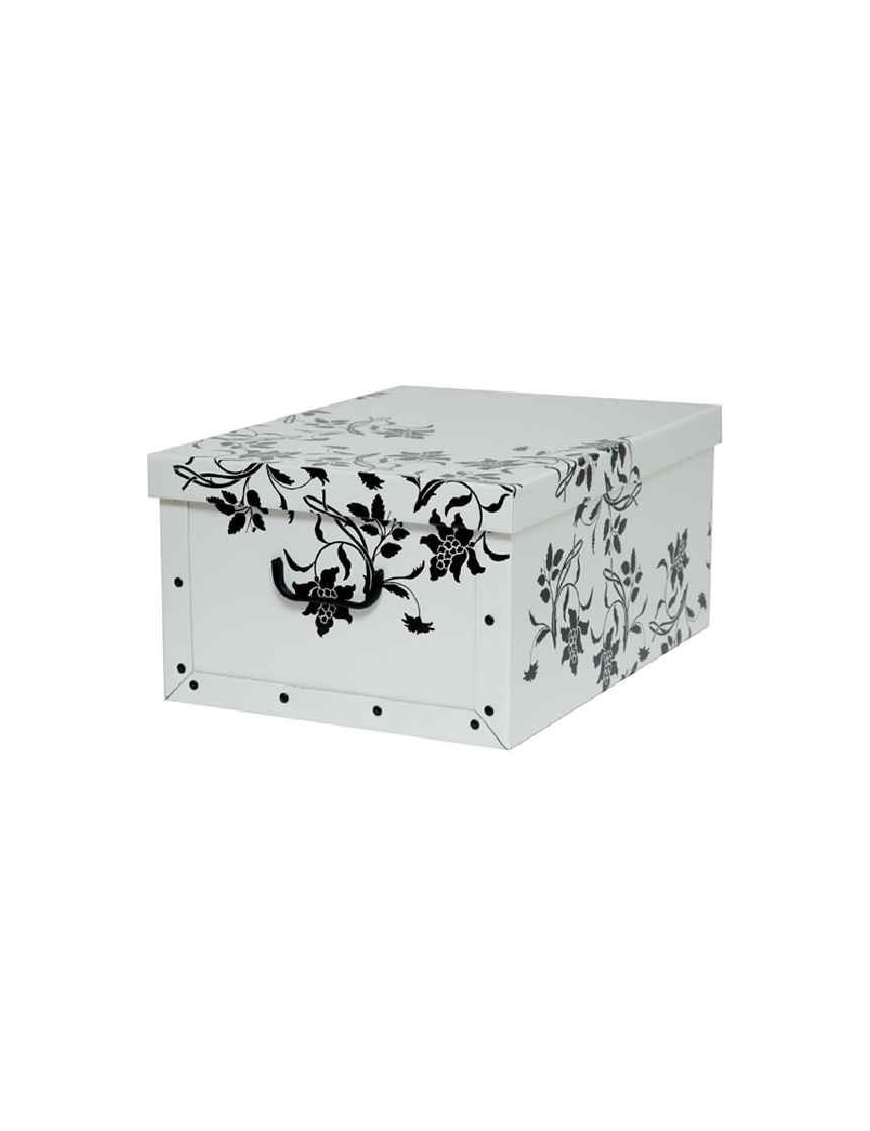 WHITE BAROQUE CASE 52x40x25 CENTIMETERS