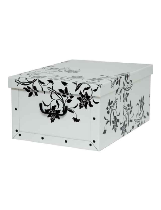 WHITE BAROQUE CASE 52x40x25 CENTIMETERS