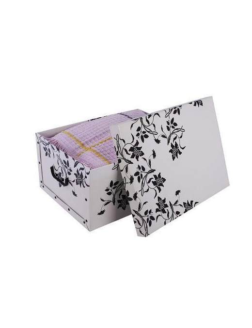 WHITE BAROQUE CASE 52x40x25 CENTIMETERS