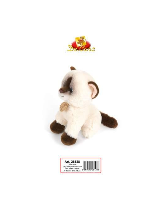 MORBIDELLI GATTO PELUCHE 20cm TOBY