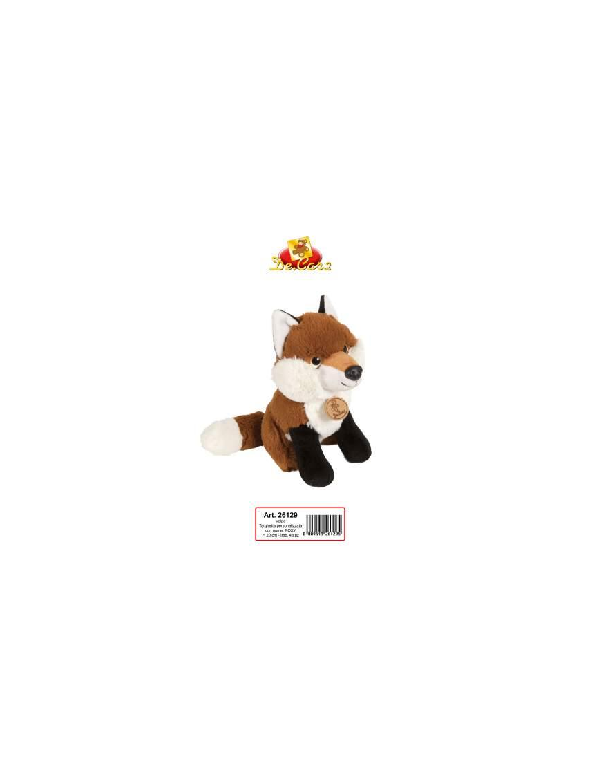 MORBIDELLI VOLPE PELUCHE 20 CM