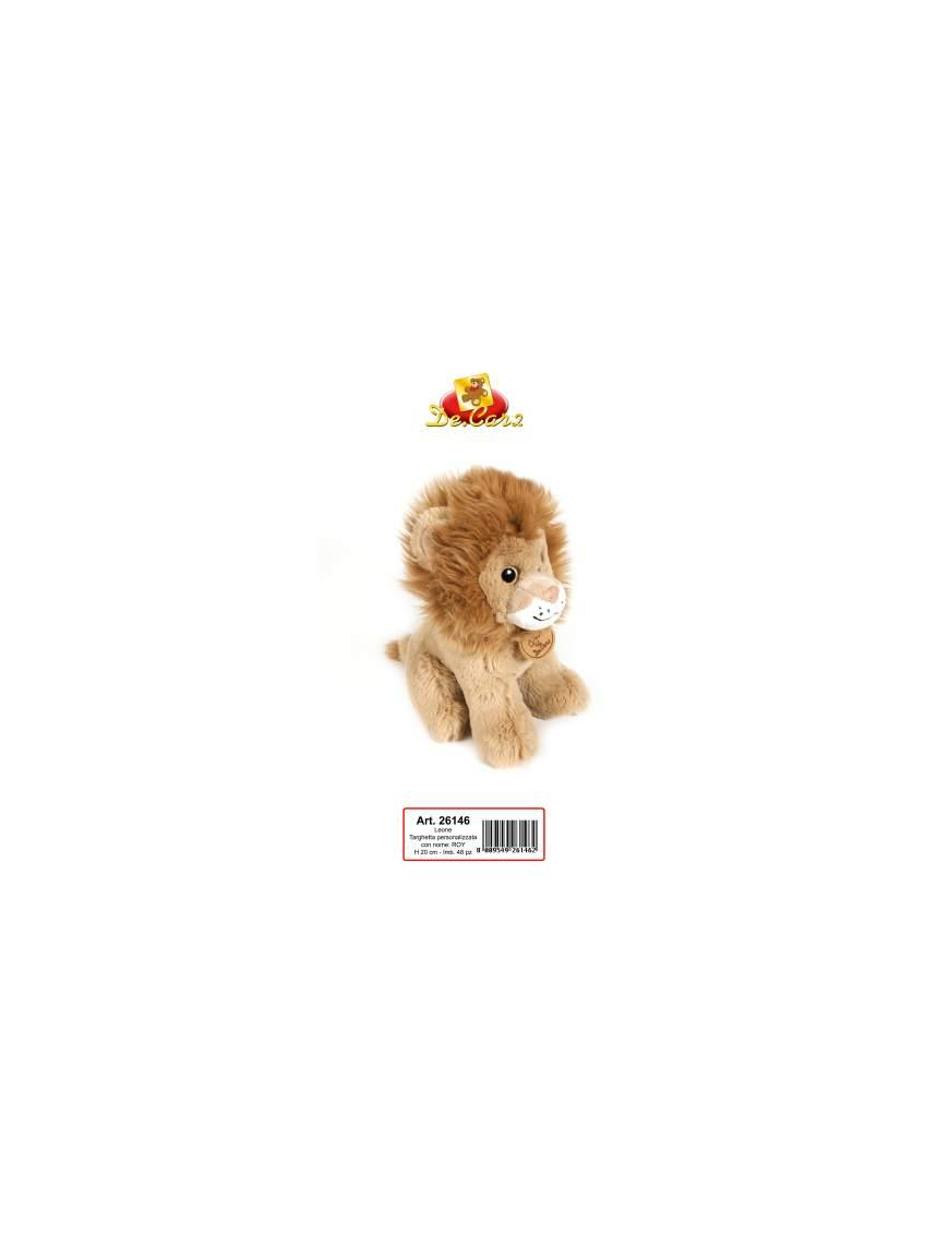 MORBIDELLI LEONE PELUCHE 20 CM ROY