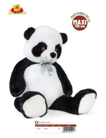PANDA PELUCHE 130 CM CON FIOCCO