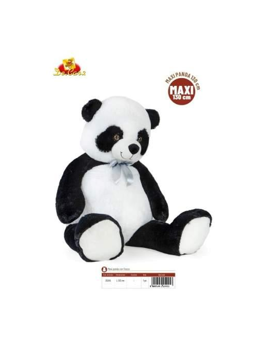 PANDA PELUCHE 130 CM CON FIOCCO
