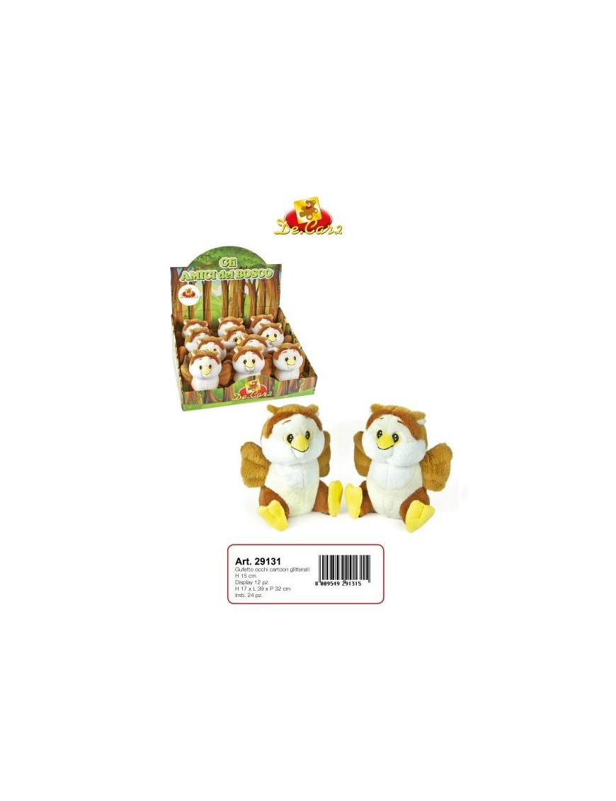 PLUSH OWL 15 CM