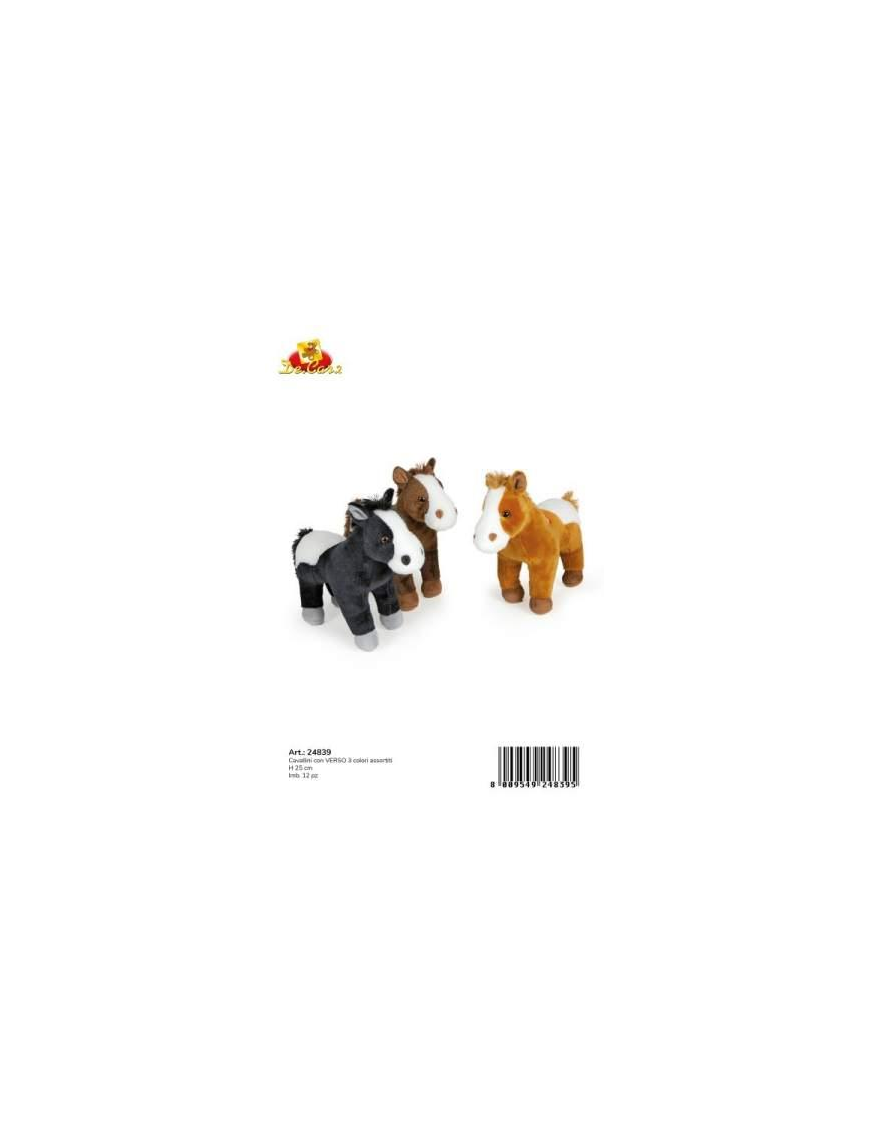 CAVALLO PELUCHE  25cm 24839BIS $$