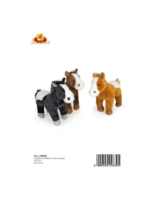 CAVALLO PELUCHE  25cm 24839BIS $$