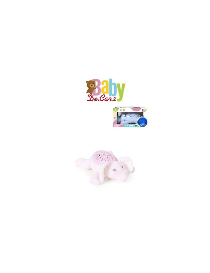 L.100% COCCOLE NINNO PROIETTORE ELEFANTE