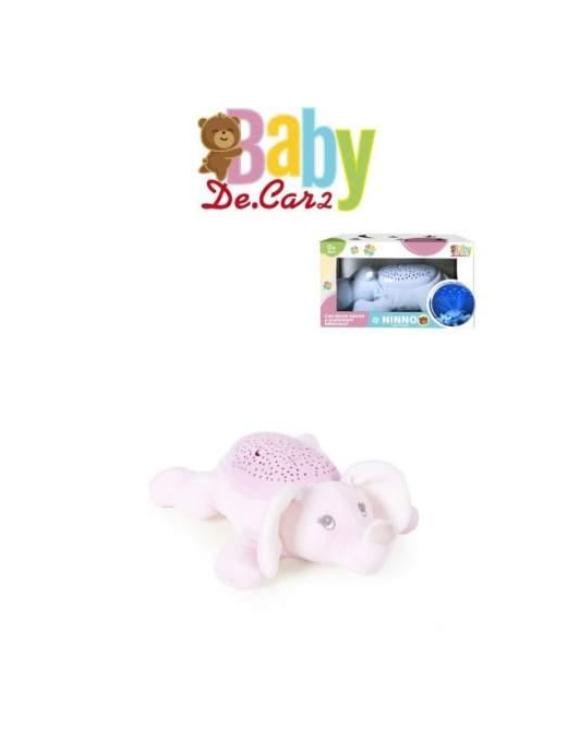 L.100% COCCOLE NINNO PROIETTORE ELEFANTE