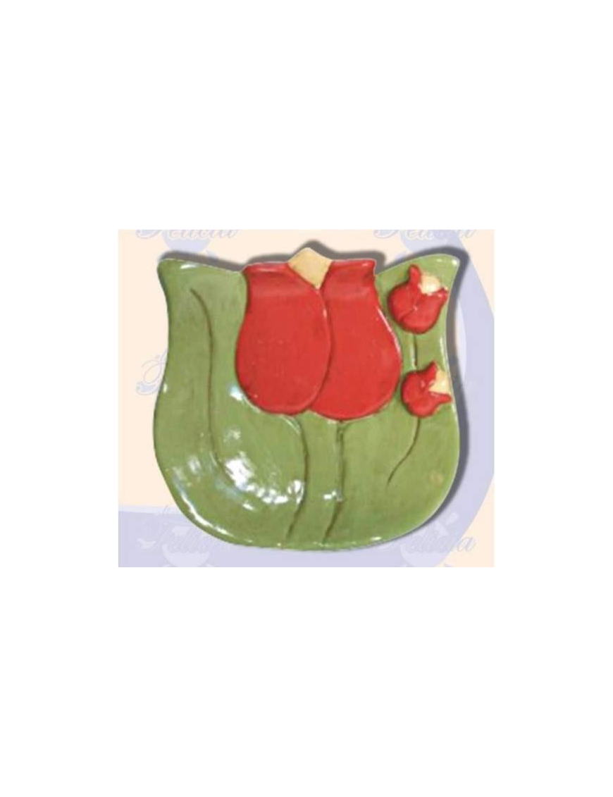 L.TULIPANO CENTROTAVOLA 25x5cm SS68$$