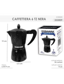 CAFFETTIERA NERA 6 TAZZE