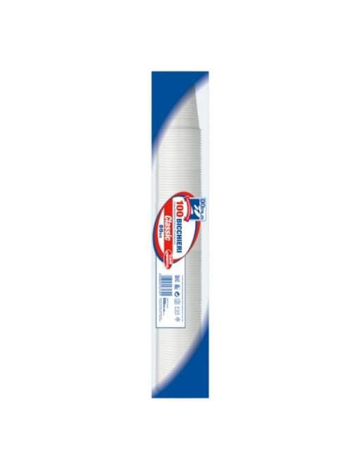 BIANCO BICCHIERI  80ml 100pz 74209