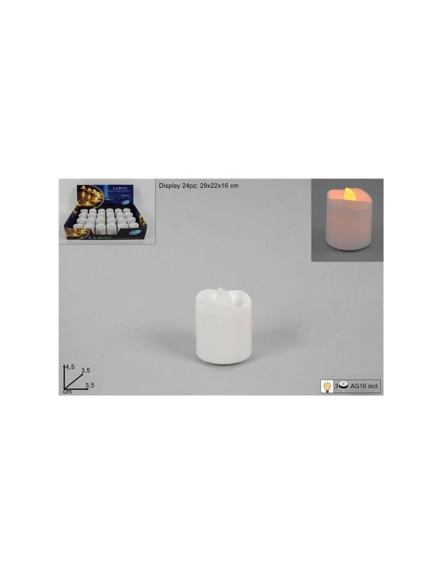 CANDELA LED BATTERIA 4,5 CENTIMETRI